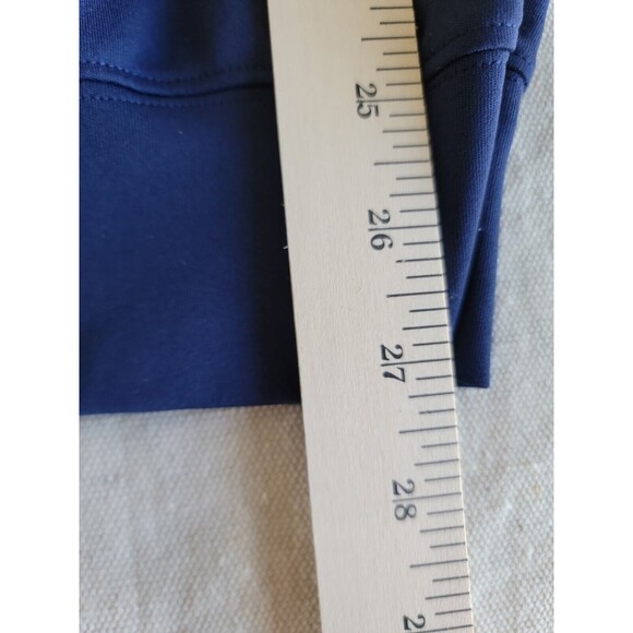 Donald Ross Mens L Pullover 1/2 Zip Blue Softshell Golf Logo Banded Waist Casual - Picture 8 of 11